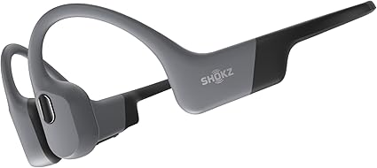 SHOKZ OpenSwim Pro – Casque à Conduction Osseuse Étanche IP68, Bluetooth 5.4 & MP3 32 Go, 9h Autonomie, Micros à Réduction de Bruit – Gris