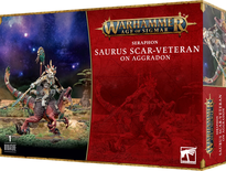 Warhammer AoS - Seraphon Vétéran Scarifié Saurus sur Aggradon