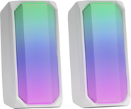 Enceintes Bluetooth Mars Gaming MSRGB RGB (Blanc)