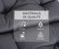 Lot de 2 coussins matelas assise dossier 2 en 1 pour chaise gris