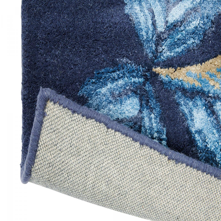 Tapis salon WILDBERRY tufté main en laine