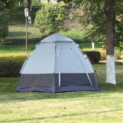Tente de camping pop-up 3-4 personnes fibre verre polyester