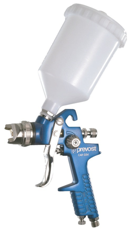 Pistolet de peinture par gravitéalu anodisé bleu pneumatique 0,6l - PREVOST - CAR GO 41