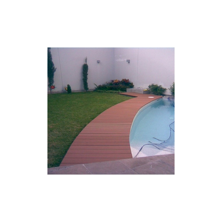 PACK 10m² lame de terrasse composite Dual + ACCESSOIRES (4 coloris) 2400mm - Coloris - Chocolat, Epaisseur - 25mm, Largeur - 14 cm, Longueur - 240 cm, Surface couverte en m² - 10