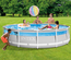 Piscine tubulaire Prism Frame Clearview ronde 4,27 x 1,07 m - Intex