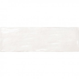 MALLORCA WHITE - Faience 6,5X20 cm aspect Zellige satiné blanc