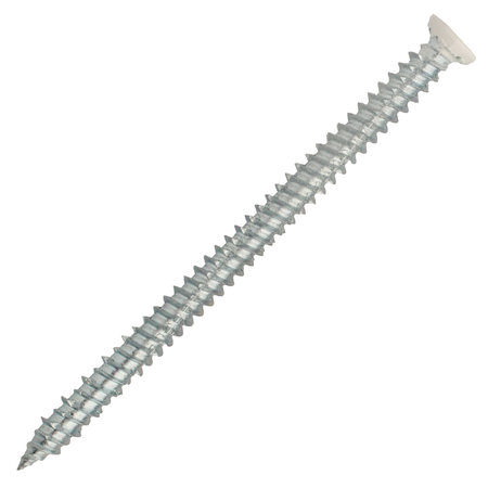 Vis de fixation béton tête fraisée blanche T30 7,5x60 en boîte de 100 - SCELL-IT - VFD75060F