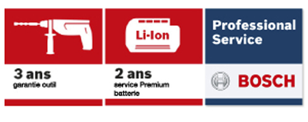 Perforateur SDS Plus 18V GBH 18-28 + 2 batteries 5,5Ah + chargeur + coffret L-BOXX - BOSCH - 0611921005