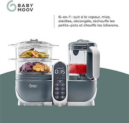 Babymoov Robot multifonction Nutribaby Plus Industrial Grey