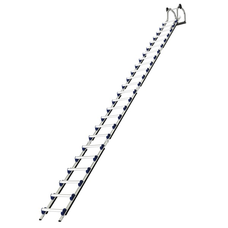 Pack échelle de toit EVOKLIP 330mm + crochet - TUBESCA-COMABI - 02453733