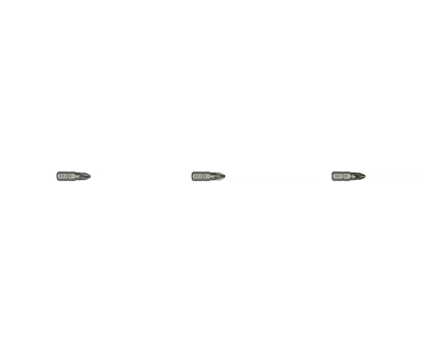 Carte de 3 embouts cruciformes PZ2 longueur 25 mm - HANGER - 133022