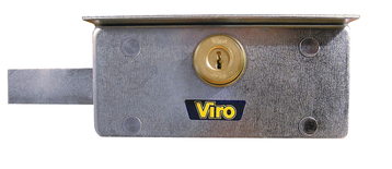 Serrure blindée de rideau métallique à cylindre rond - VIRO - VIR4201