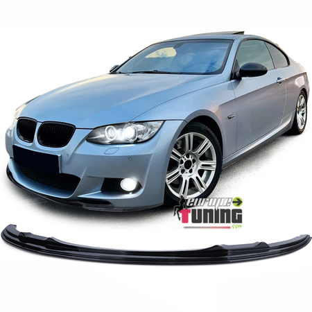 SPOILER AVANT NOIR POUR PARE CHOCS SPORT BMW SERIE 3 E92 E93 PH1 06-10 (05601)