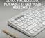 LOGITECH - Clavier sans fil - Pebble Keys 2 K380s - Bluetooth - Bouton Easy-Switch - Blanc - (920-011804)