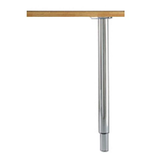 Pied extensible diamètre 60mm réglage 71-110cm nickel satiné - 20-71-110SA