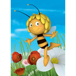 Tapis enfant MAYA L ABEILLE BUSY BEE fabriqué en Europe