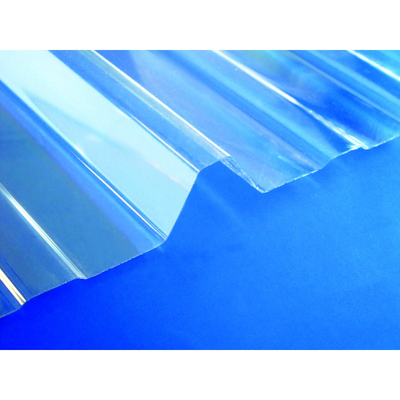 Plaque type bac acier 1045 en polycarbonate - Coloris - Transparent, Largeur - 105 cm, Longueur - 250 cm