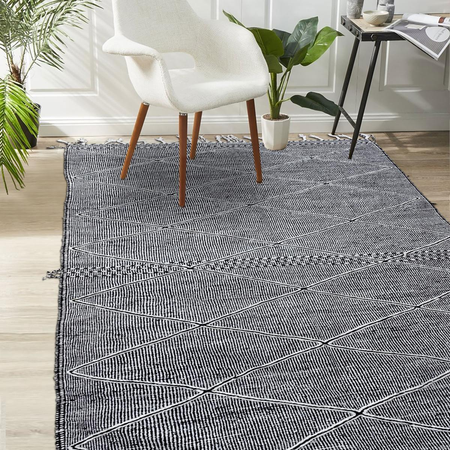 Tapis berbère tissé main en laine ZANAFI