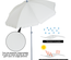 Parasol inclinable octogonal Ø 2,2 x 2,3 H m crème