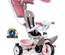 SMOBY Tricycle enfant évolutif Balade Plus - Structure métal - Rose