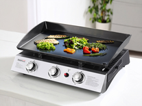 Plancha gaz Prato 3 brûleurs - Jardideco