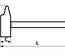 Marteau rivoir SAMSOPLUS® à manche trimatière 30mm - SAM OUTILLAGE - 310-30TM