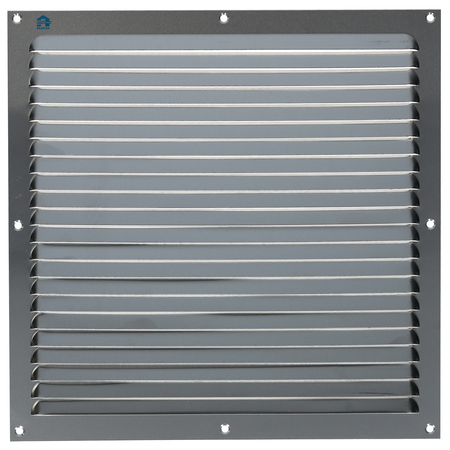 Grille à persienne 436 250x100mm époxy blanc NR RAL 9010 - RENSON - 42501006