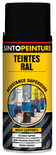 Aérosol noir satiné RAL9005 400ml peinture de maintenance - SINTO - 920370