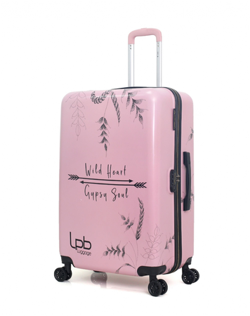 LPB - Valise Grand Format ABS/PC FLORA 4 Roues 75 cm