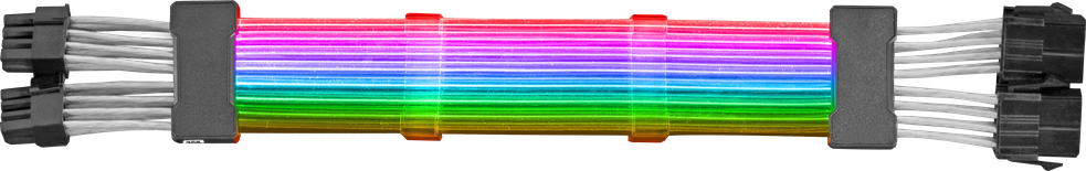 Câble 16 Pin (8+8pin PCIe) Mars Gaming MCA RGB