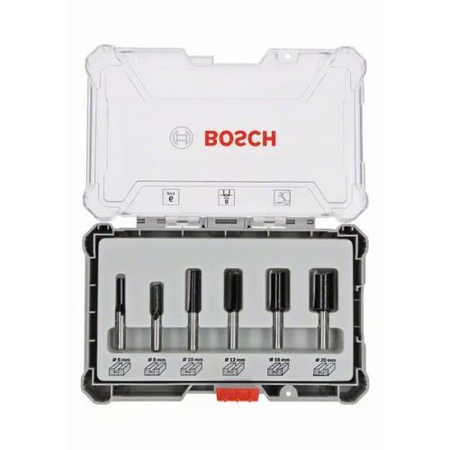 Coffret de fraises droites 6 pièces - BOSCH - 2607017466