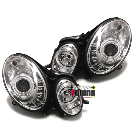 DEVIL EYES AU XENON POUR MERCEDES W211 CLASSE E  02-06 (02100)