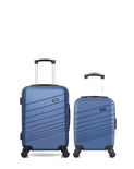 WAVE PARIS - Lot de 2 - Valises cabine et cabine XXS TIGRE