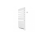 Radiateur sèche-serviettes électrique FASSANE SPA ASYMETRIQUE 500W blanc - ACOVA - TFR050-055IFS