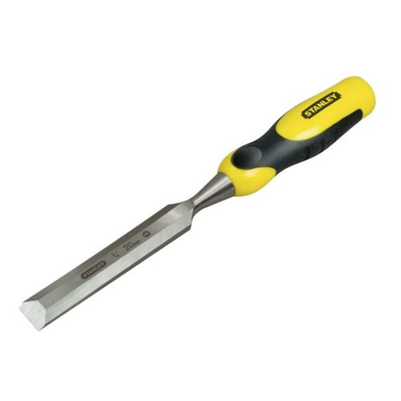 Ciseau à bois manche bi-matière 20x141mm longueur totale 330mm - STANLEY - 0-16-878