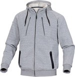 Veste sweat molleton gris clair TM - DELTA PLUS - ANZIOGRTM