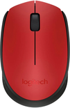 Souris sans fil Logitech Cordless Laser M171 (Noir/Rouge)