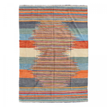 Tapis kilim fait main PESHAWAR Kilim Multicolore 203x295 en laine