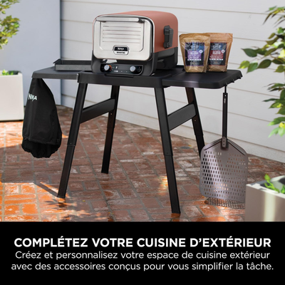 Support réglable et table d’appoint Ninja Woodfire