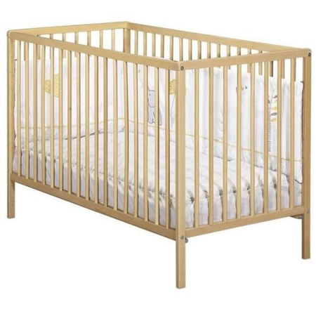 Lit bébé tout barreaux en bois