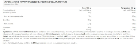 Boîte protein bar (12x55g)