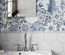 HEXATILE - PATCHWORK LISBOA - Carrelage 17,5x20 cm patchwork hexagonal bleu