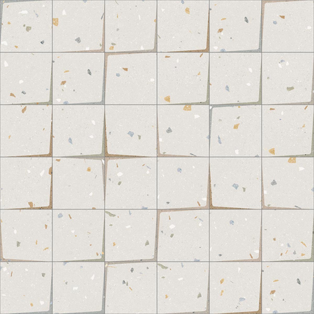 Croccante Meringa Multicolor - Carrelage aspect terrazzo 20x20 cm