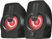 Enceintes Trust Gemi RGB Led USB (Noir)