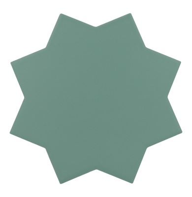 PORTO STAR PICKLE GREEN  - Carrelage en étoile 16,8x16,8 cm vert 30630