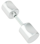 Bouton double Actural argent 38/48 - VACHETTE - 016886