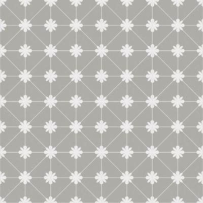 BALI Tuban gris 20 x 20 cm - Carrelage effet carreaux de ciment