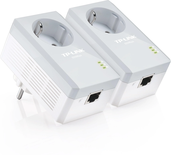 Adaptateur CPL TP-Link TL-PA4010P Twin Pack AV 600 Mbits (pack de 2) + prise intégrée