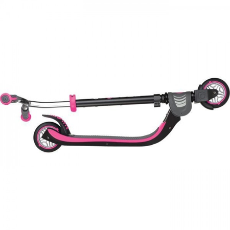 Globber - Trottinette Flow 125 Foldable - Enfant - Noir et rose