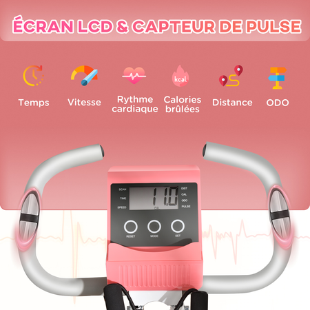 Vélo d'appartement cardio Fitness pliable